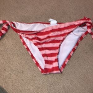 Pink and red bikini bottoms